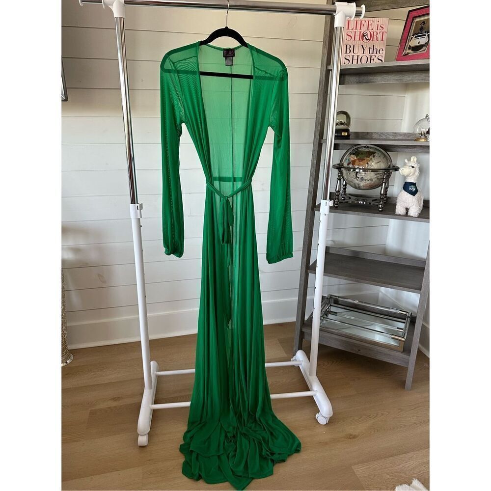 Hot Miami Styles Green Swim Coverup